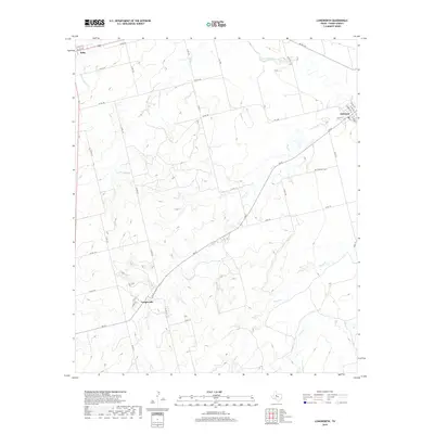 2019 Map of Longworth, 2019 Print