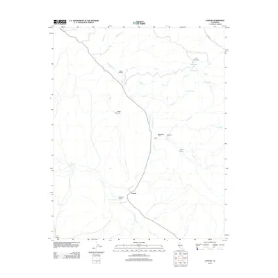 2012 Map of Lonoak, 2012 Print