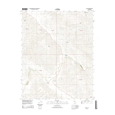 2015 Map of Lonoak, 2015 Print