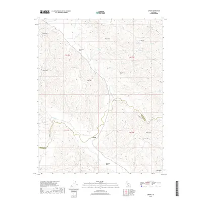 2018 Map of Lonoak, 2018 Print