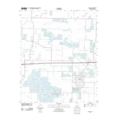 2011 Map of Lonoke, 2011 Print