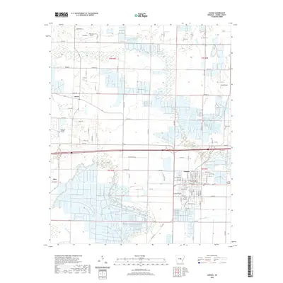 2020 Map of Lonoke, 2020 Print