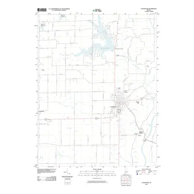 2010 Map of Loogootee, 2010 Print