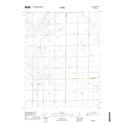 2018 Map of Loogootee, 2018 Print