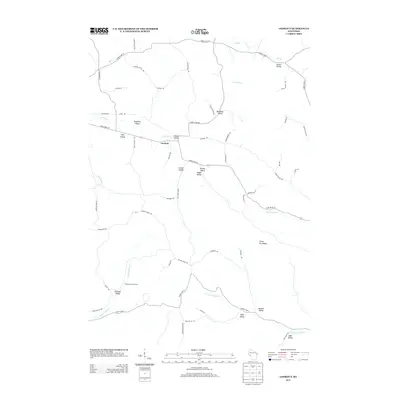 2013 Map of Lookout, 2013 Print