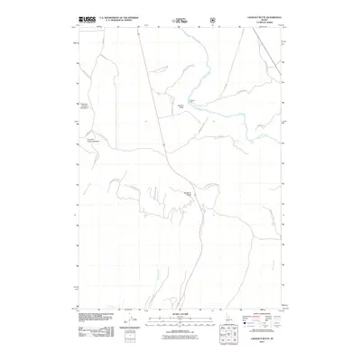 2011 Map of Lookout Butte, 2011 Print