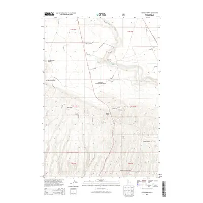 2013 Map of Lookout Butte, 2013 Print