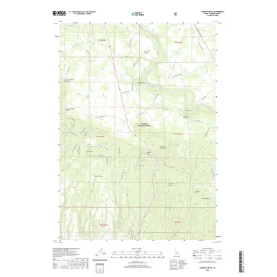 2020 Map of Lookout Butte, 2020 Print