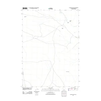 2012 Map of Lookout Butte, 2012 Print