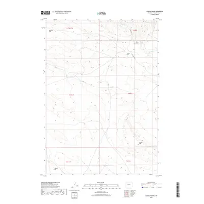 2017 Map of Lookout Butte, 2017 Print