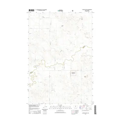 2014 Map of Lookout Butte, 2014 Print