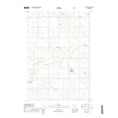 2017 Map of Lookout Butte, 2017 Print