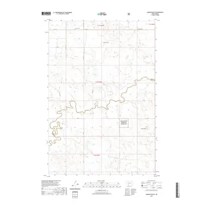 2020 Map of Lookout Butte, 2020 Print