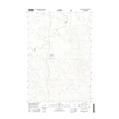 2014 Map of Lookout Butte SE, 2014 Print