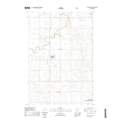 2020 Map of Lookout Butte SE, 2020 Print