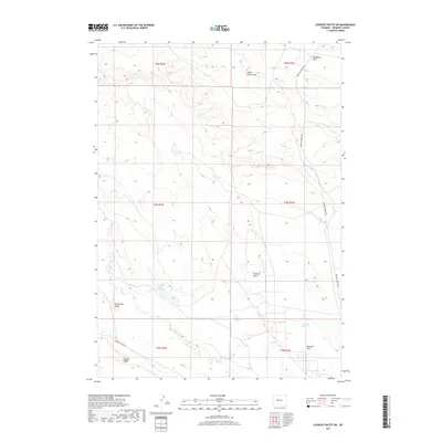 2017 Map of Lookout Butte SW, 2017 Print
