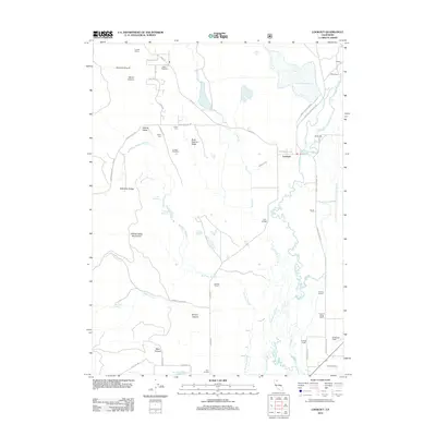 2012 Map of Lookout, 2012 Print