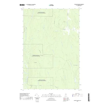 2018 Map of Lookout Mountain, 2018 Print