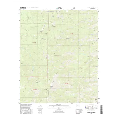 2017 Map of Lookout Mountain, 2017 Print