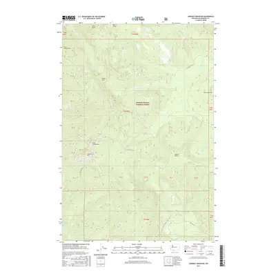 2017 Map of Lookout Mountain, 2017 Print
