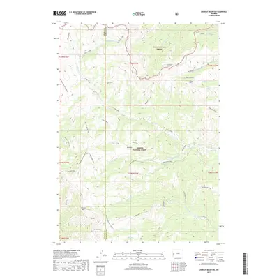 2017 Map of Lookout Mountain, 2017 Print