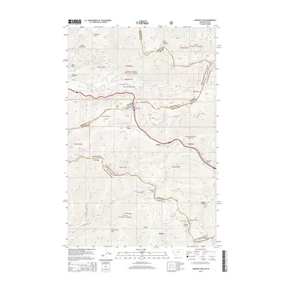 2014 Map of Lookout Pass, 2014 Print