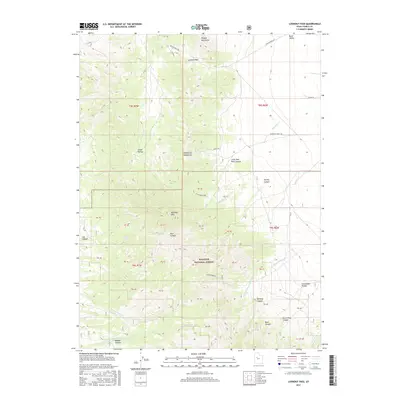 2017 Map of Lookout Pass, 2017 Print
