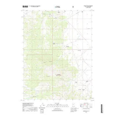 2020 Map of Lookout Pass, 2020 Print