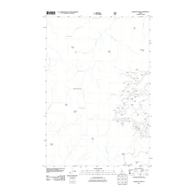 2011 Map of Lookout Peak, 2011 Print