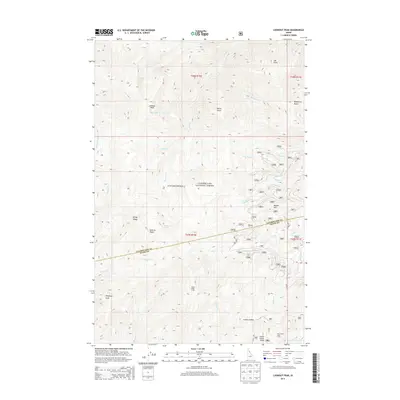 2013 Map of Lookout Peak, 2013 Print