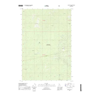 2020 Map of Lookout Peak, 2020 Print