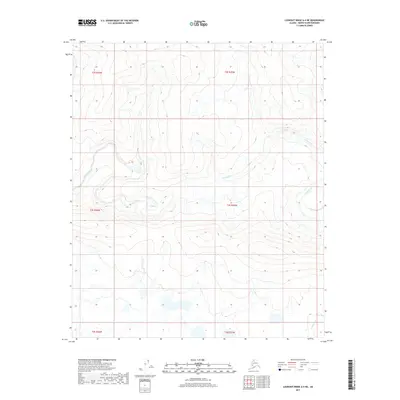 2017 Map of Lookout Ridge A-4 NE, 2017 Print
