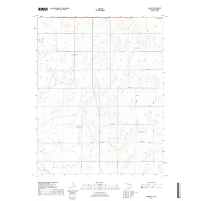 2018 Map of Lookout, 2018 Print