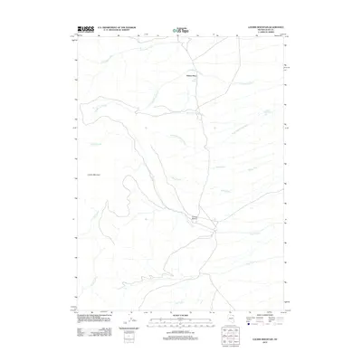 2012 Map of Loomis Mountain, 2012 Print