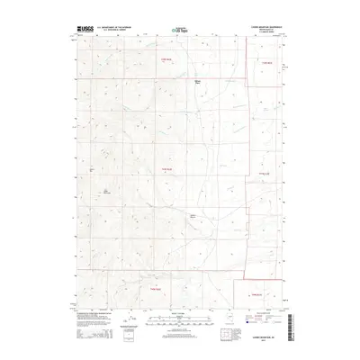 2015 Map of Loomis Mountain, 2015 Print