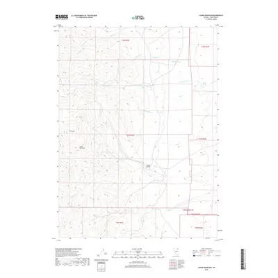 2018 Map of Loomis Mountain, 2018 Print
