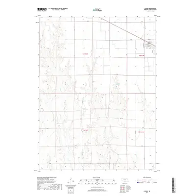 2017 Map of Loomis, 2017 Print