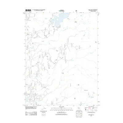 2012 Map of Loon Lake, 2012 Print
