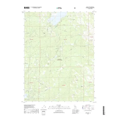 2018 Map of Loon Lake, 2018 Print