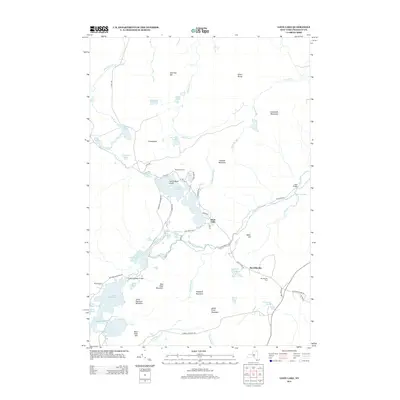 2013 Map of Loon Lake, 2013 Print