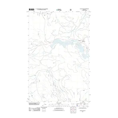 2011 Map of Loon Lake, 2011 Print