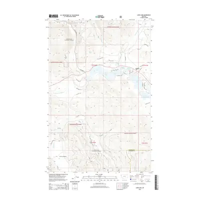 2014 Map of Loon Lake, 2014 Print