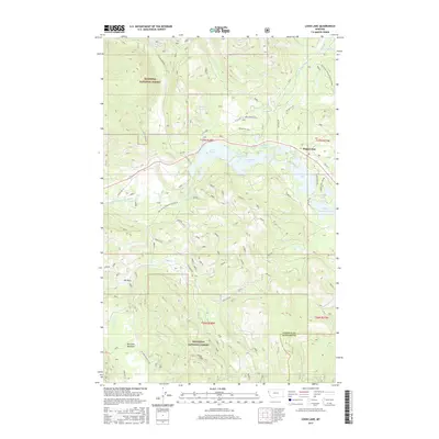 2017 Map of Loon Lake, 2017 Print