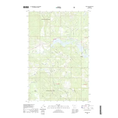 2020 Map of Loon Lake, 2020 Print
