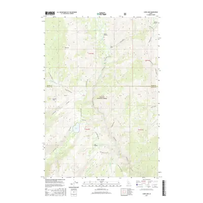 2017 Map of Loon Lake, 2017 Print