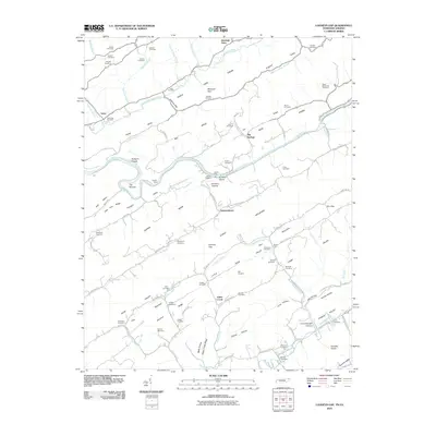 2010 Map of Looneys Gap, 2010 Print