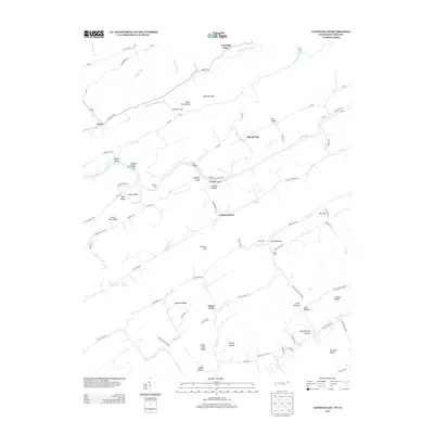 2013 Map of Looneys Gap, 2013 Print