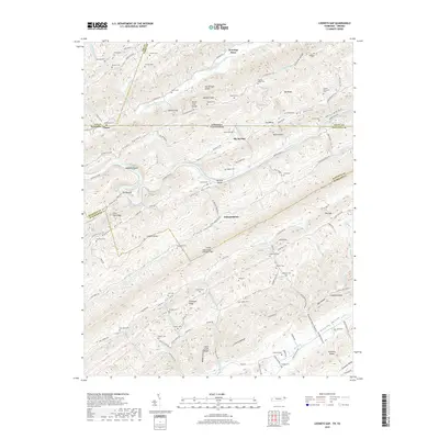 2019 Map of Looneys Gap, 2019 Print