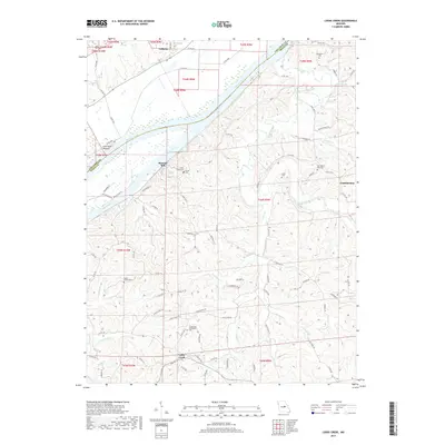 2017 Map of Loose Creek, 2017 Print