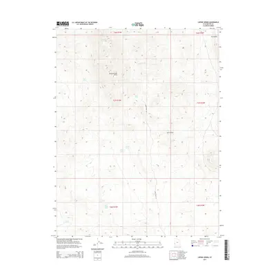 2014 Map of Lopers Spring, 2014 Print
